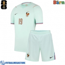 Fotballdrakt Barn Frankrike Theo Hernandez #19 Bortedraktsett VM 2026 Kortermet (+ Korte bukser)